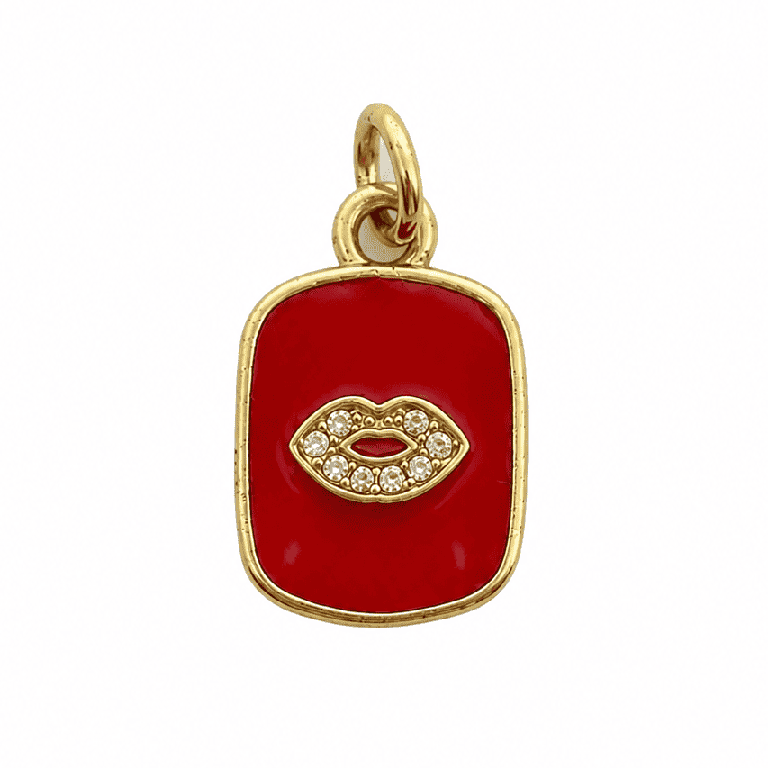 Red Kiss Charm