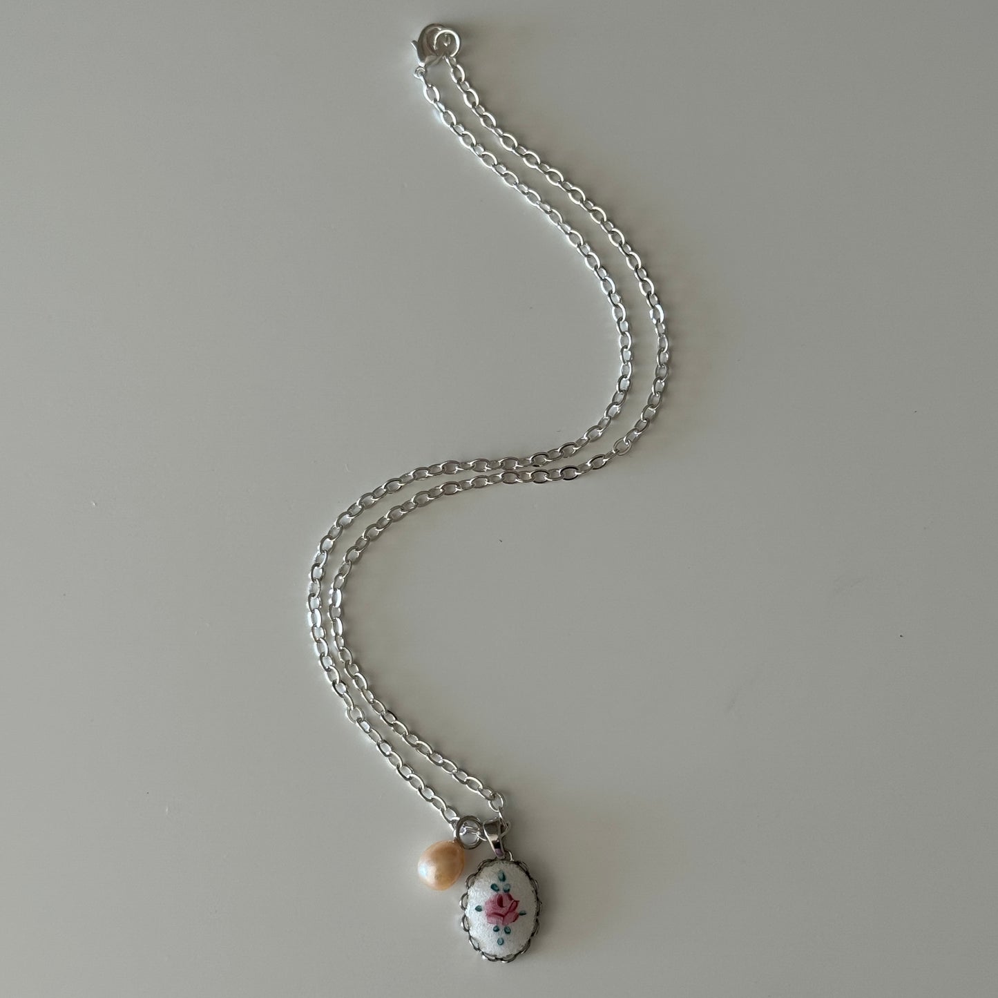 Brielle Silver Pendant Necklace
