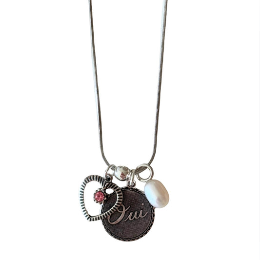 Etta Silver Vintage Pendant Necklace