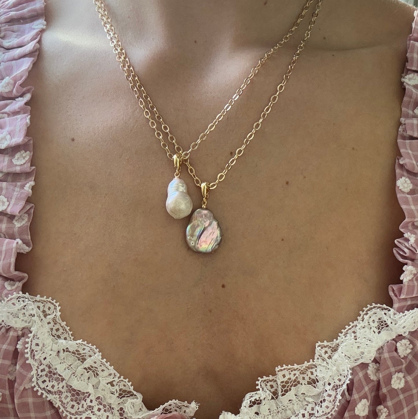 Ruby Pendant Necklace