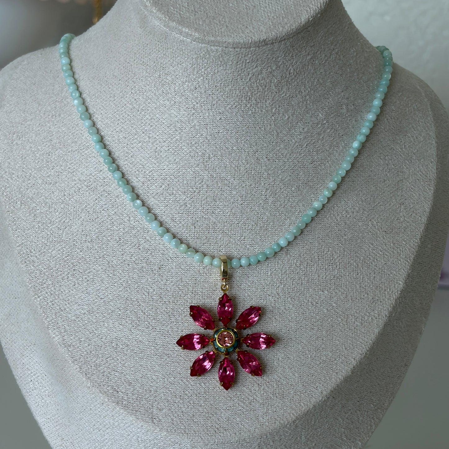 July Beaded Necklace