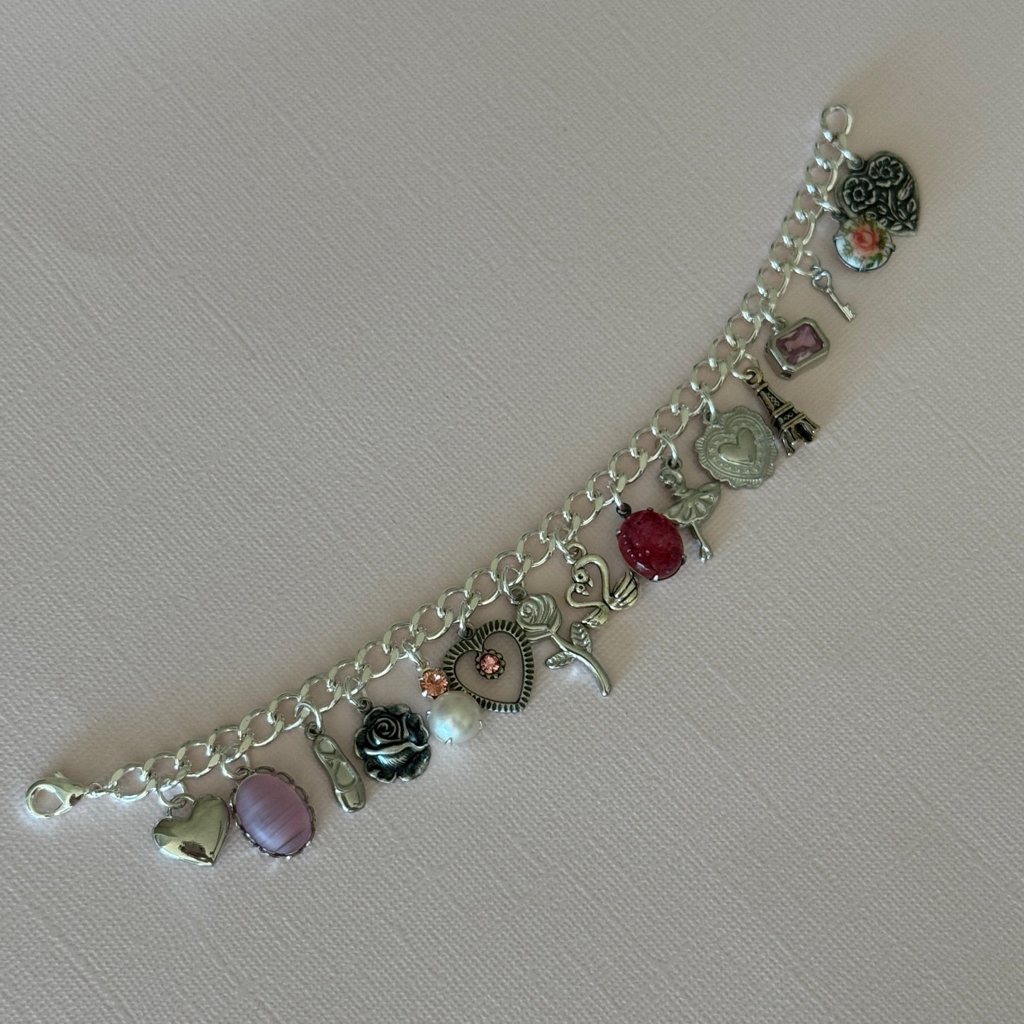 Camilla Silver Charm Bracelet