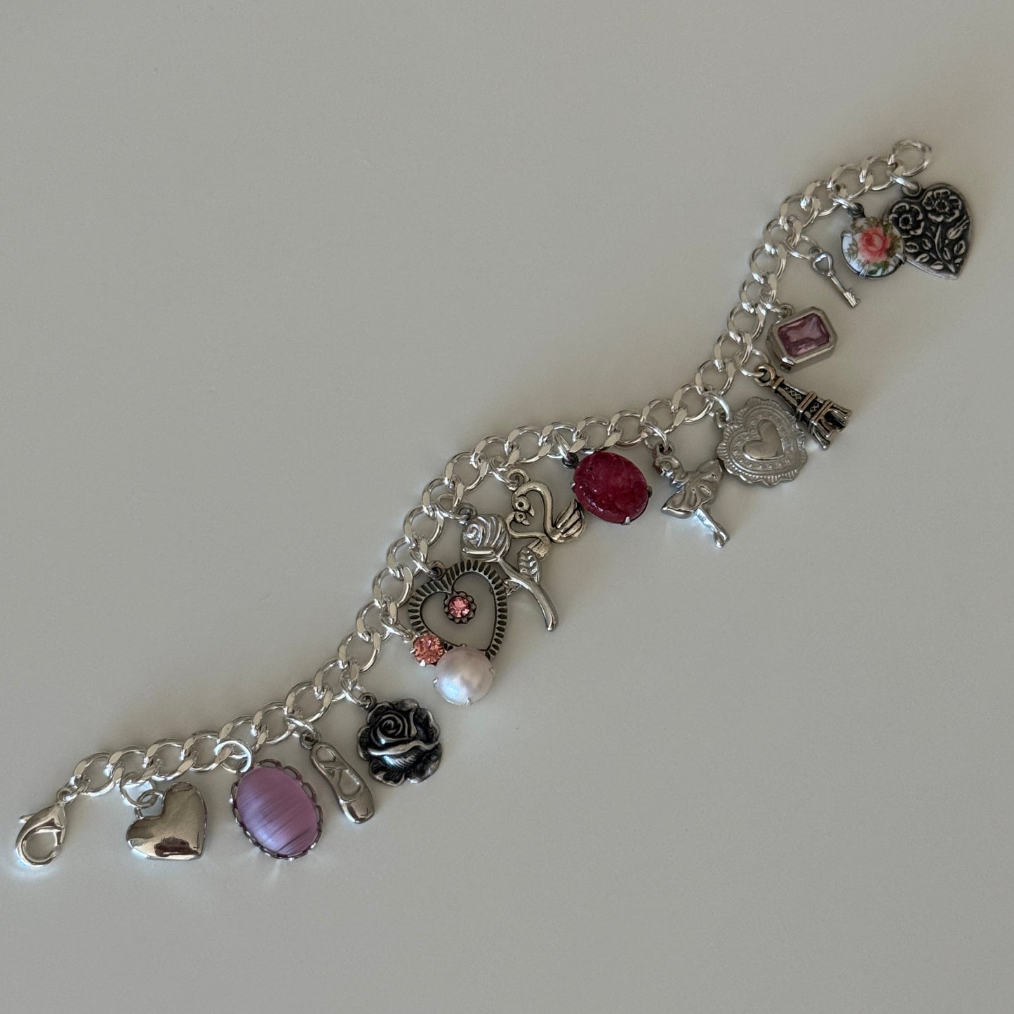 Camilla Silver Charm Bracelet