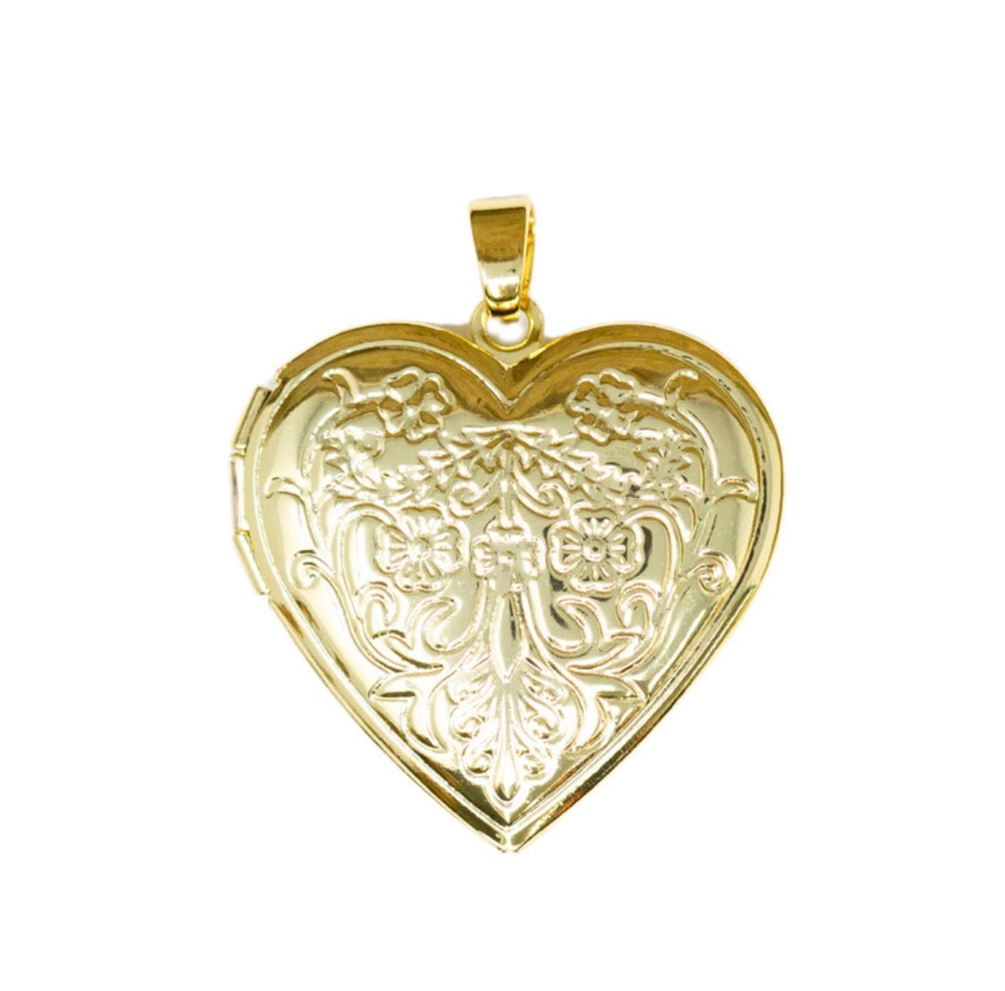 Large Heart Locket Charm - Elisa Charms