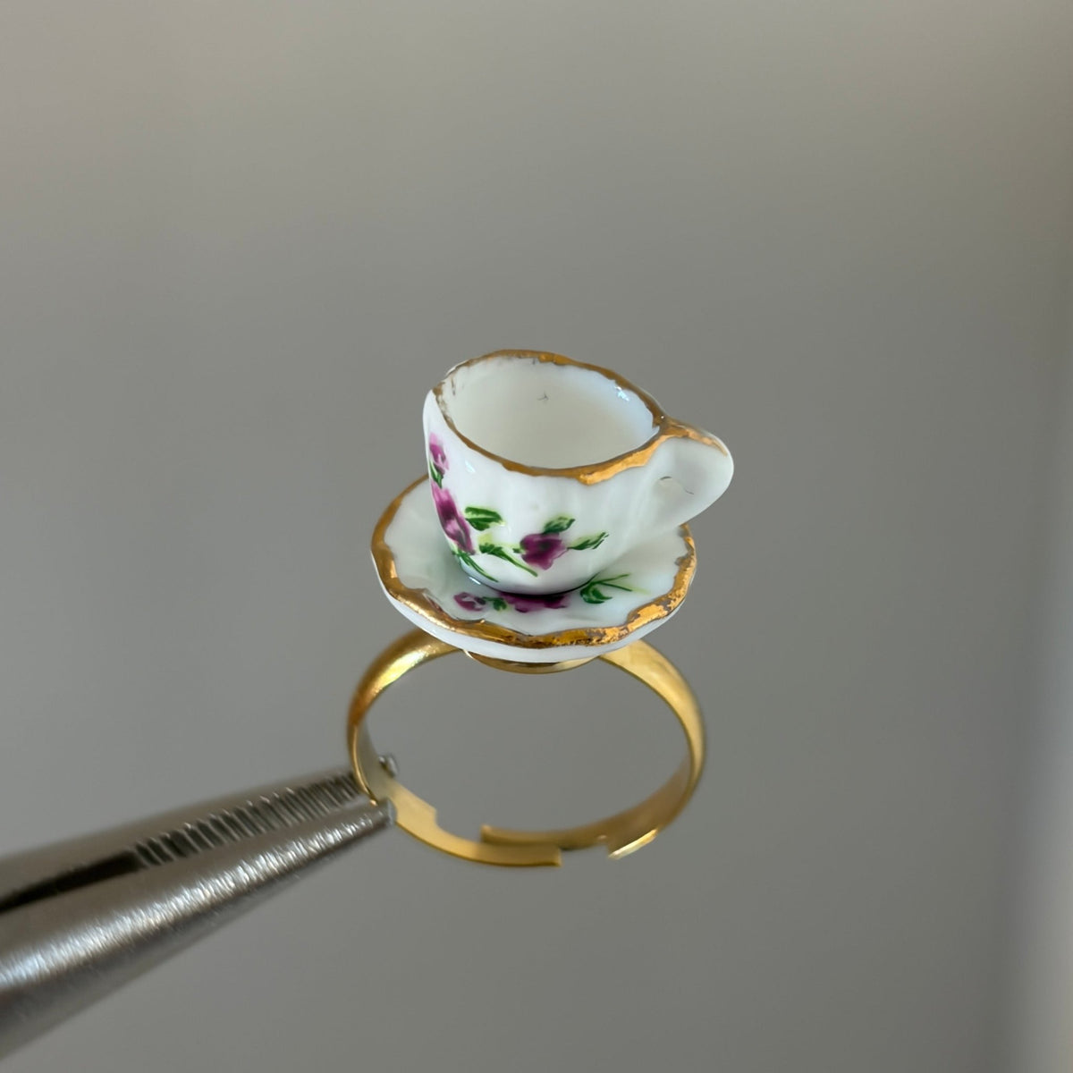 Rosette Teacup Ring - Elisa Charms
