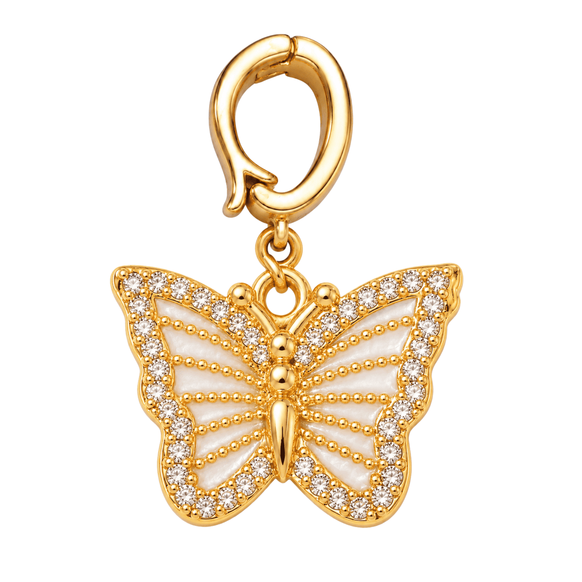 Pearl Butterfly Charm