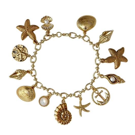 "The Seashore" Charm Bracelet