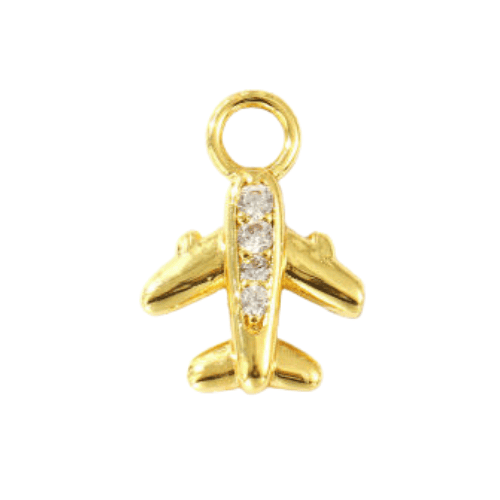 Mini Airplane Charm