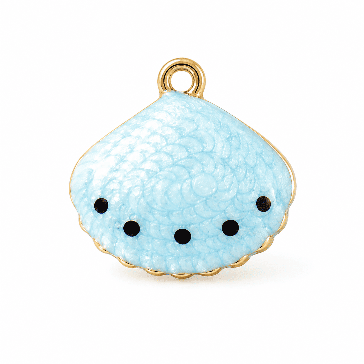 Blue Seashell Charm