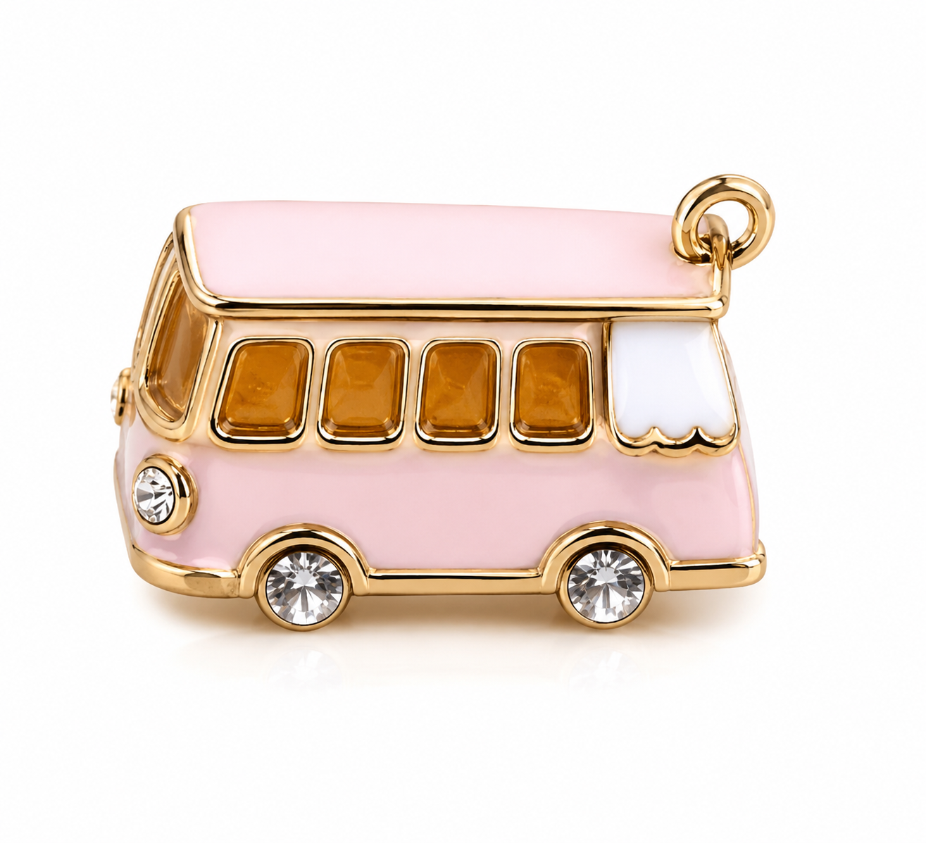 Enamel Bus Charm