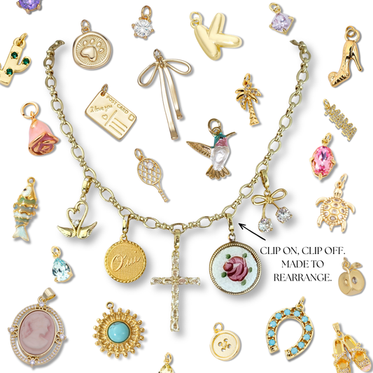 Build Your Own Clip On Charm Necklace