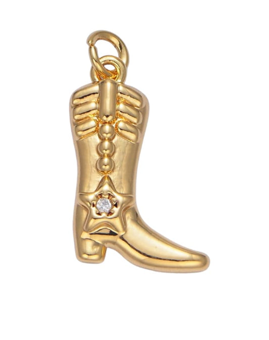 Cowgirl Boot Charm