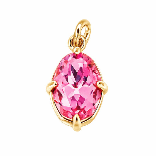 Hot Pink Gem Charm