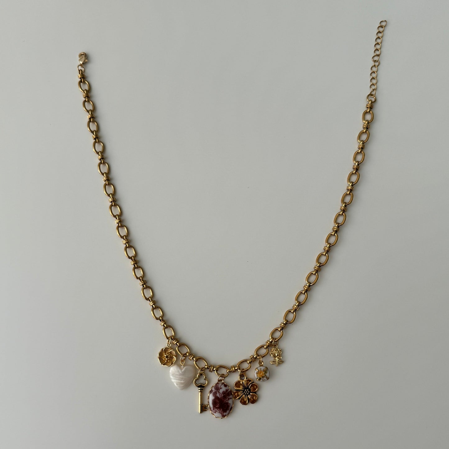 Charlotte Vintage Charm Necklace