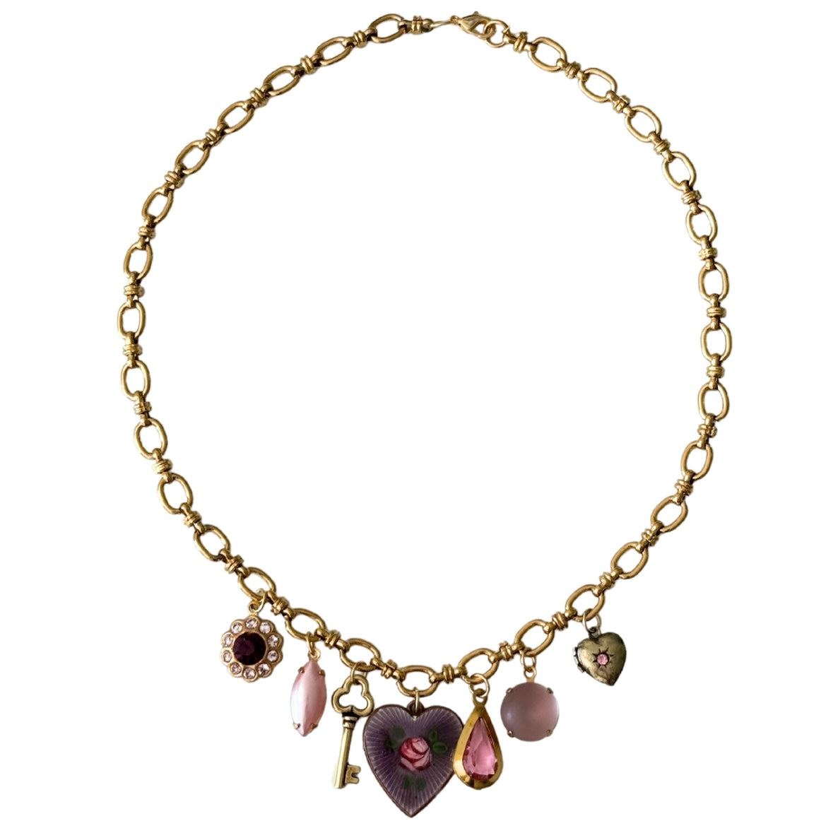 Chloe Vintage Charm Necklace