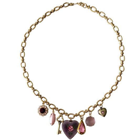 Chloe Vintage Charm Necklace