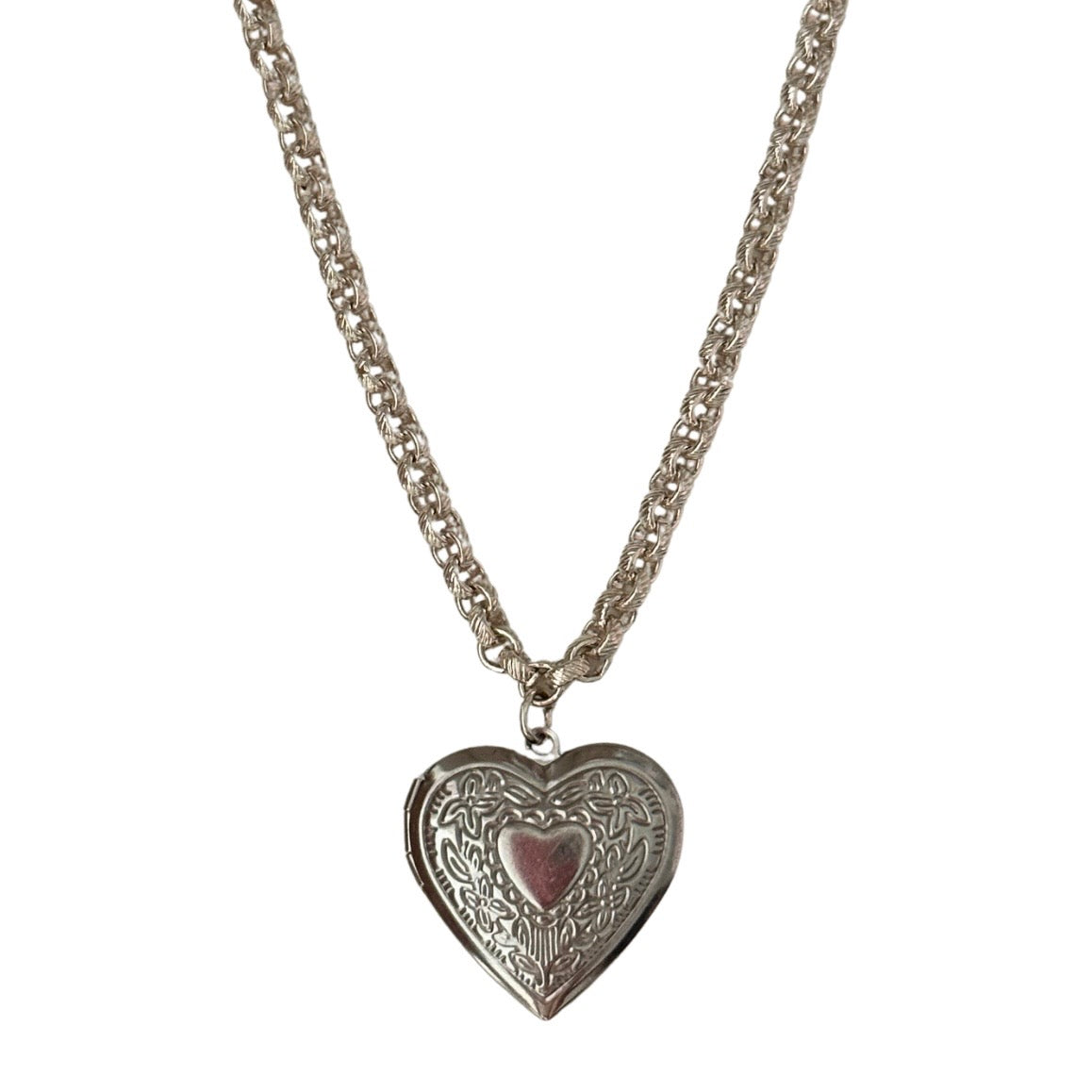 Etoile Silver Locket Necklace