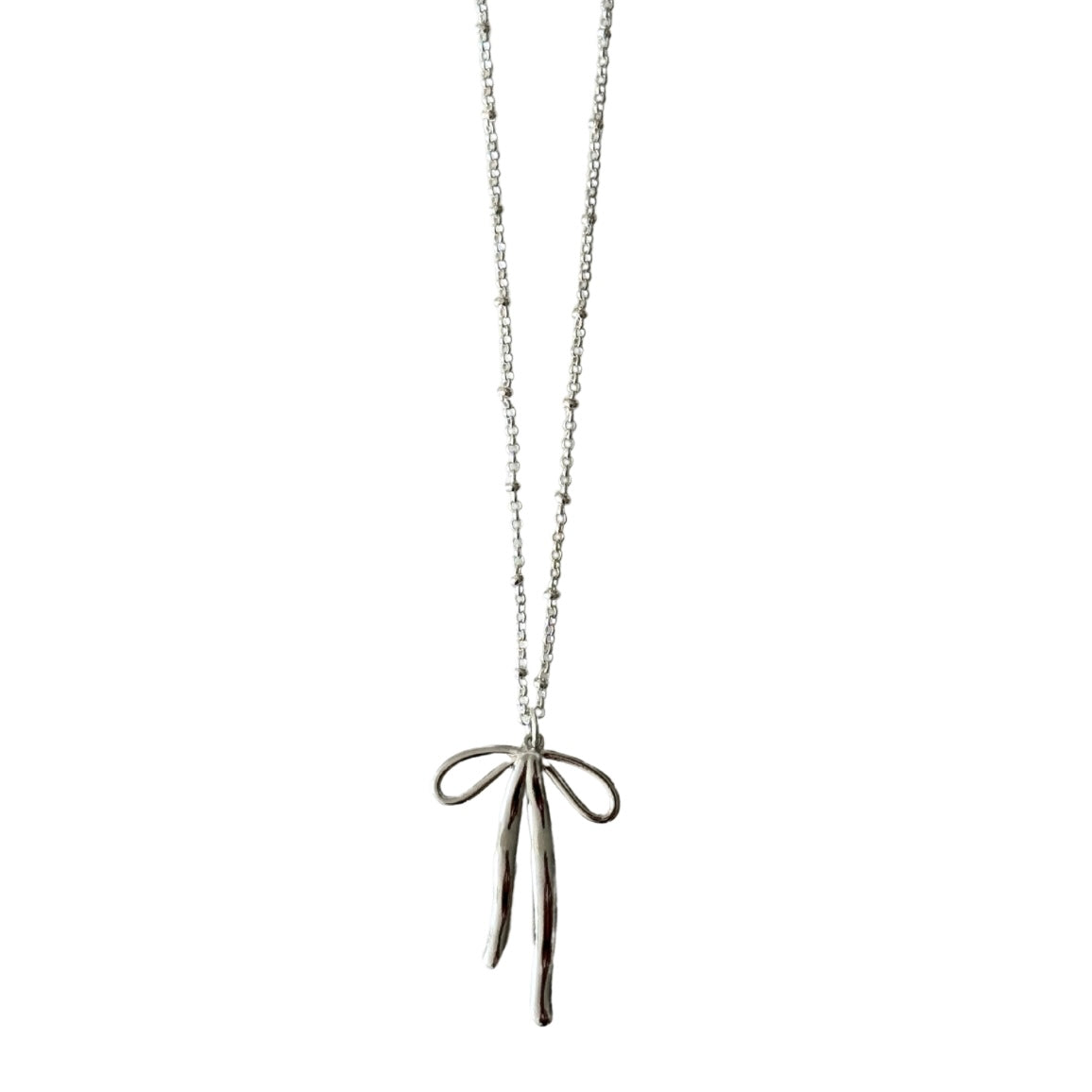 Sloane Silver Pendant Necklace