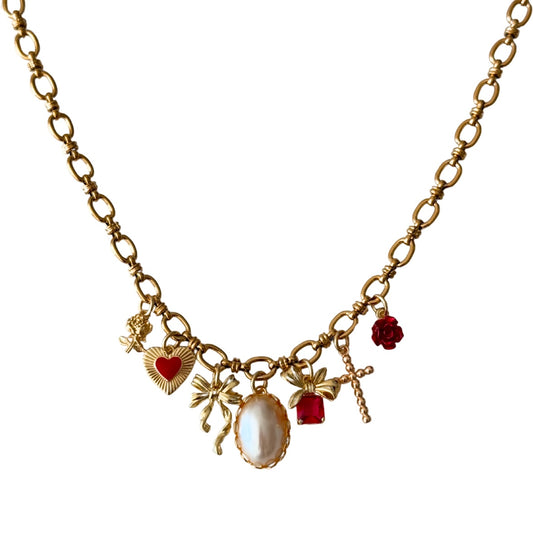 Noel Vintage Charm Necklace