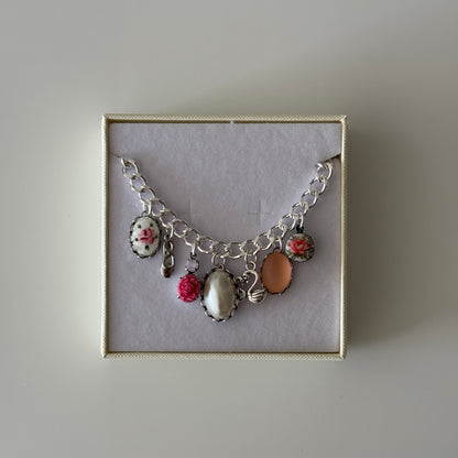 Adeline Silver Charm Necklace