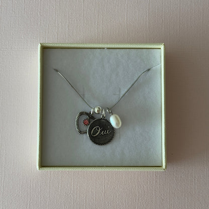 Etta Silver Vintage Pendant Necklace