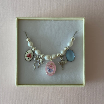 Freya Silver Charm Necklace