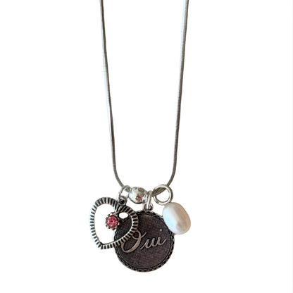 Etta Silver Vintage Pendant Necklace