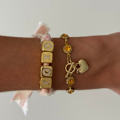 Xoxo Ribbon Bracelet