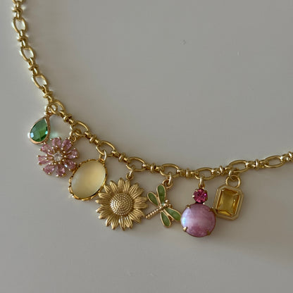 Daisy Charm Necklace