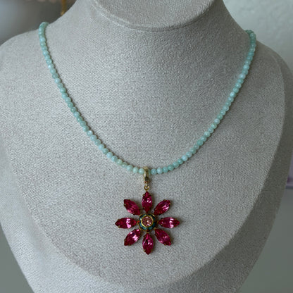 July Beaded Necklace