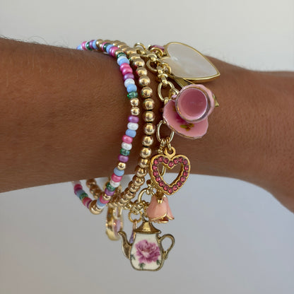 "Tea Party" Charm Bracelet