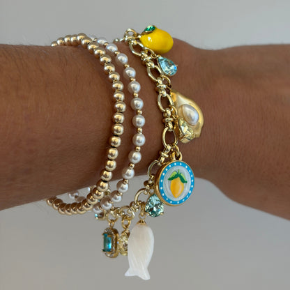"Limoncello" Charm Bracelet