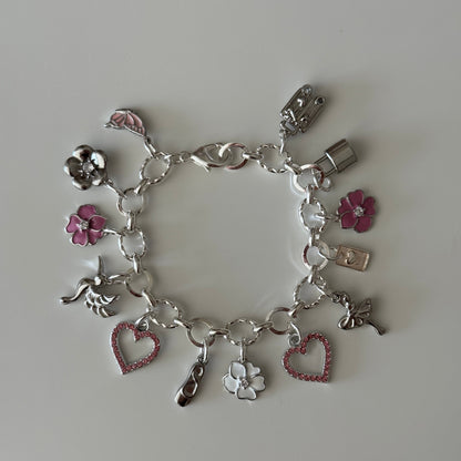Ariana Silver Charm Bracelet
