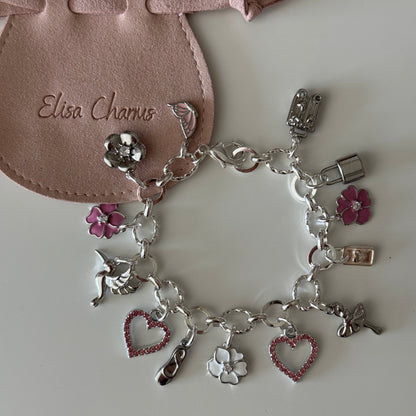 Ariana Silver Charm Bracelet
