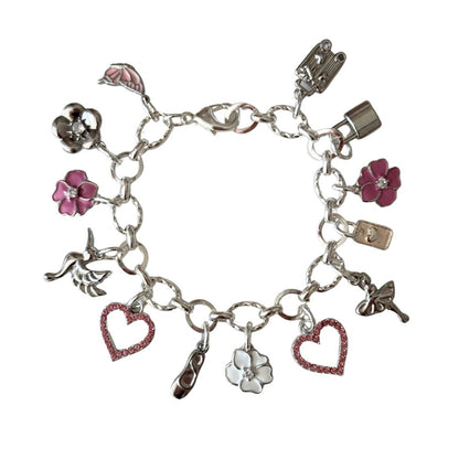 Ariana Silver Charm Bracelet