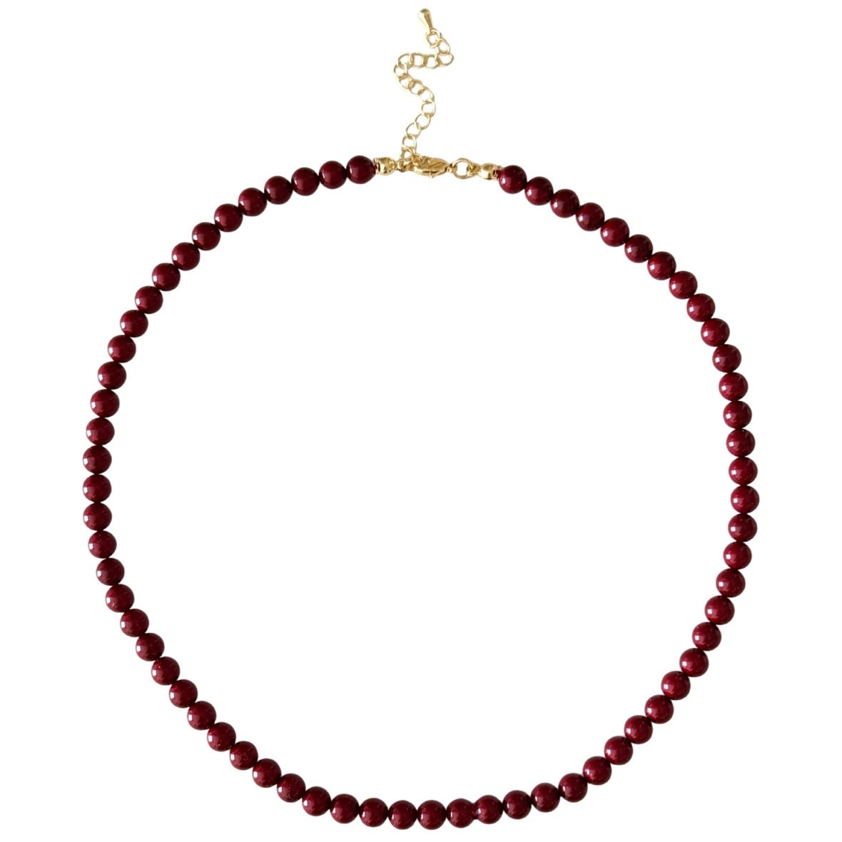 Ruby Pearl Necklace