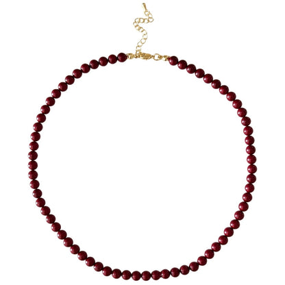 Ruby Pearl Necklace