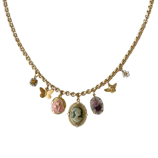 Lucia Charm Necklace