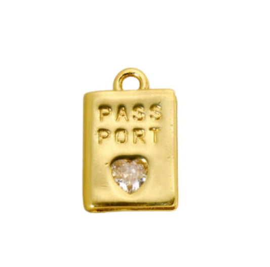 Mini Passport Charm