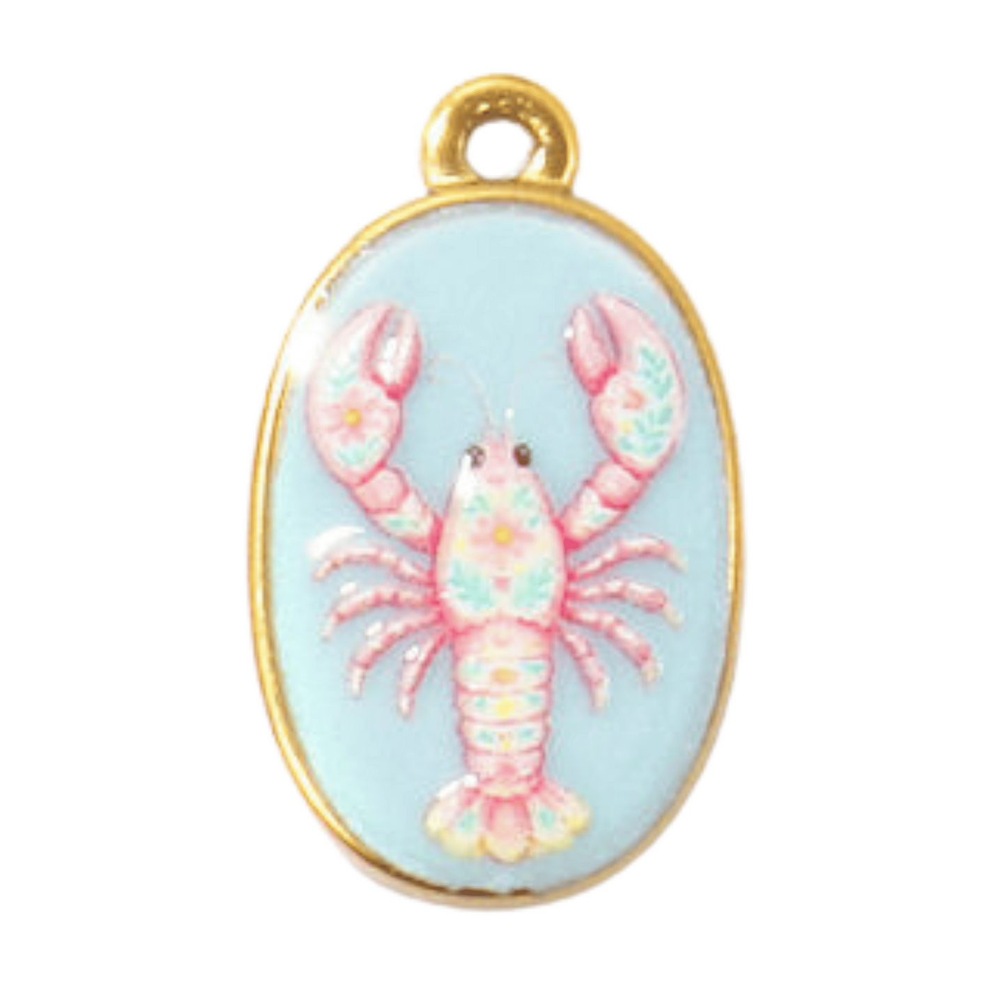 Shabby Chic Lobster Charm