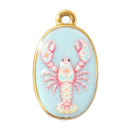 Shabby Chic Lobster Charm