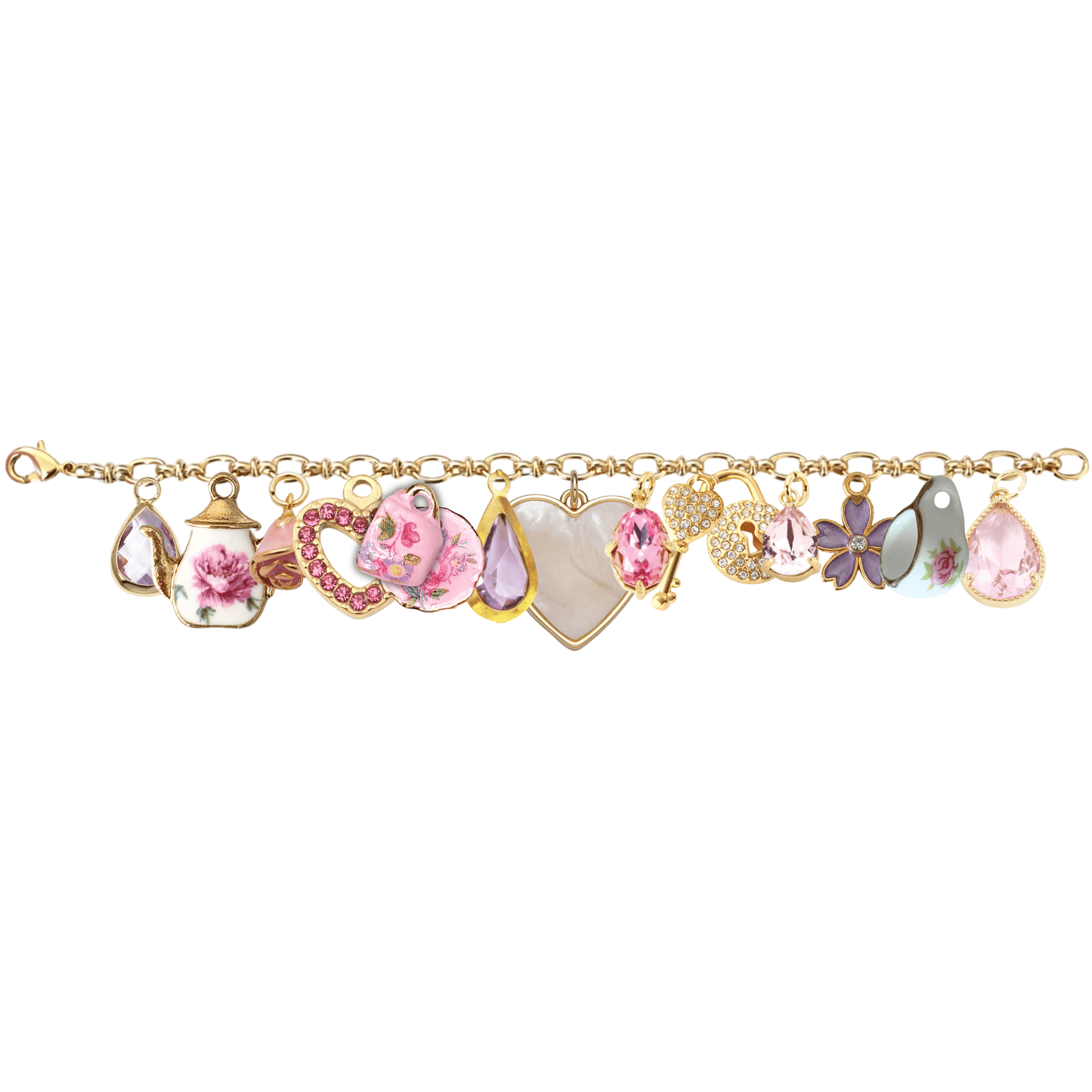 "Tea Party" Charm Bracelet