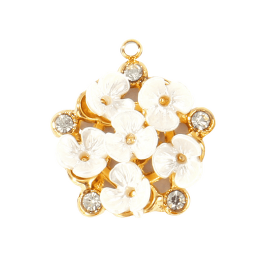 White Flowers Charm