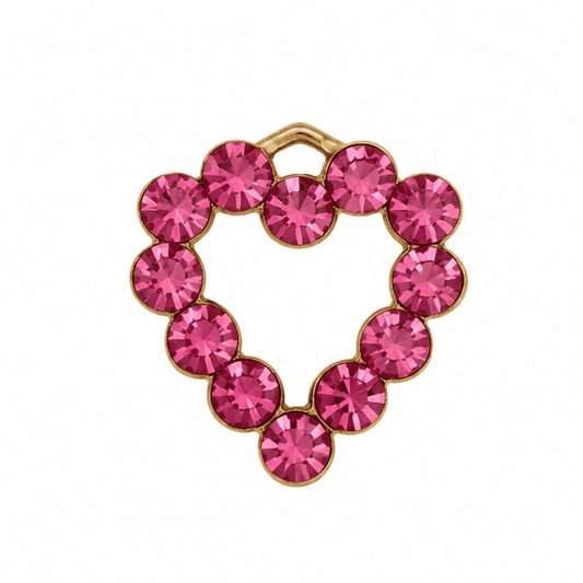 Annika Heart Charm - Elisa Charms
