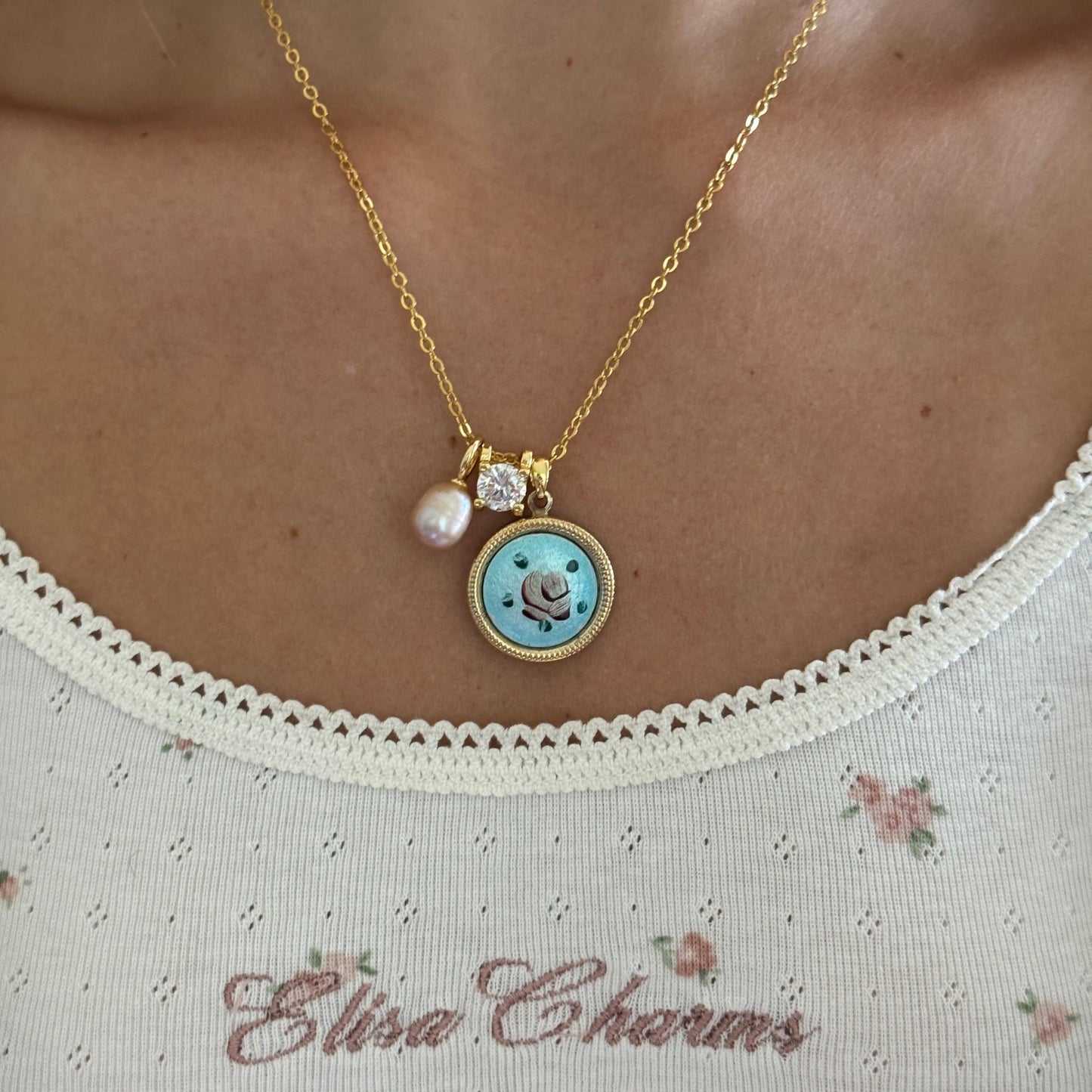 Bella Vintage Pendant - Elisa Charms