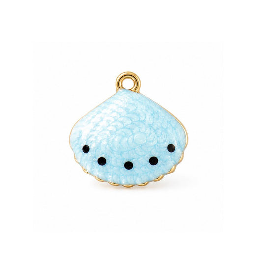 Blue Seashell Charm - Elisa Charms