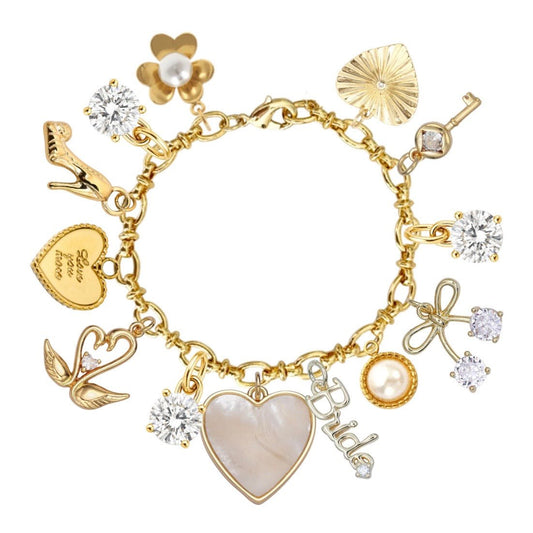 Bridal Charm Bracelet - Elisa Charms