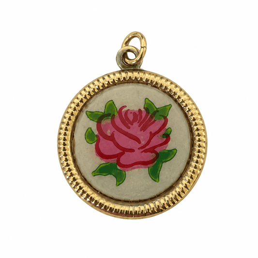 Bright Rose Cabochon - Elisa Charms