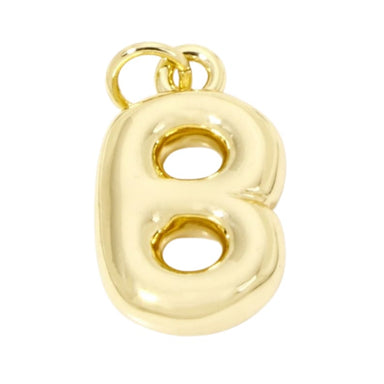 Bubble Letter "B" Charm
