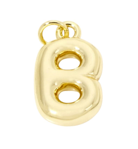 Bubble Letter "B" Charm - Elisa Charms